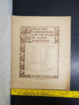 Antique 1882 Sheet Music Selected Compositions For The Piano 140 Years Old Rare!