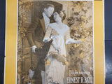 Antique 1916 WW1 Sheet Music GoodBye Good Luck God Bless You Gorgeous Cover Rare