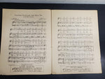 Antique 1916 WW1 Sheet Music GoodBye Good Luck God Bless You Gorgeous Cover Rare