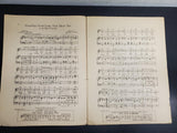 Antique 1916 WW1 Sheet Music GoodBye Good Luck God Bless You Gorgeous Cover Rare