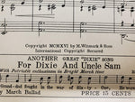 Antique 1916 WW1 Sheet Music GoodBye Good Luck God Bless You Gorgeous Cover Rare