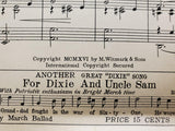 Antique 1916 WW1 Sheet Music GoodBye Good Luck God Bless You Gorgeous Cover Rare