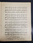 Antique 1916 WW1 Sheet Music GoodBye Good Luck God Bless You Gorgeous Cover Rare