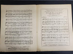 Antique 1916 WW1 Sheet Music GoodBye Good Luck God Bless You Gorgeous Cover Rare