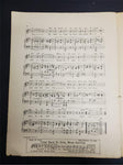 Antique 1916 WW1 Sheet Music GoodBye Good Luck God Bless You Gorgeous Cover Rare