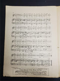 Antique 1916 WW1 Sheet Music GoodBye Good Luck God Bless You Gorgeous Cover Rare