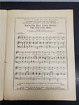 Antique 1916 WW1 Sheet Music GoodBye Good Luck God Bless You Gorgeous Cover Rare