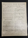 Antique 1916 WW1 Sheet Music GoodBye Good Luck God Bless You Gorgeous Cover Rare