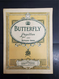 Vtg Sheet Music Butterfly Papillon Edvard Grieg for Piano 4th Grade Recital Rare