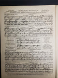 Vtg Sheet Music Butterfly Papillon Edvard Grieg for Piano 4th Grade Recital Rare