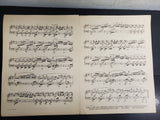 Vtg Sheet Music Butterfly Papillon Edvard Grieg for Piano 4th Grade Recital Rare
