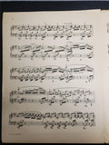 Vtg Sheet Music Butterfly Papillon Edvard Grieg for Piano 4th Grade Recital Rare