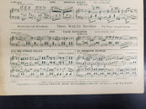 Vtg Sheet Music Butterfly Papillon Edvard Grieg for Piano 4th Grade Recital Rare