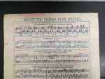 Antique 1911 Sheet Music Humoreske Collectible By Anton Dvorak De Luxe Music Co.