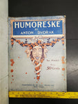 Antique 1911 Sheet Music Humoreske Collectible By Anton Dvorak De Luxe Music Co.