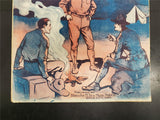 Antique 1918 WW1 Sheet Music They Are Tenting Tonight in Far Off France