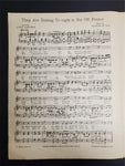 Antique 1918 WW1 Sheet Music They Are Tenting Tonight in Far Off France