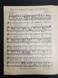 Antique 1918 WW1 Sheet Music They Are Tenting Tonight in Far Off France