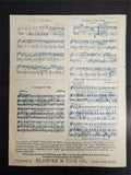 Antique 1918 WW1 Sheet Music They Are Tenting Tonight in Far Off France