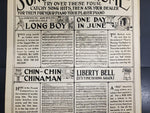 Antique Vintage 1917 WW1 Sheet Music Liberty Bell Patriotic USA Ballad Intact
