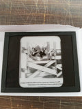 Vintage Cartoon Mining Glass Slide Neg NO 16363 Class 0.011 US Bureau Of Mines