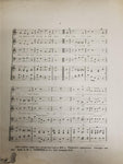 Antique 1880 Sheet Music Good Night Gentle Folks Very Old Collectible Rare Music