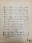 Antique 1880 Sheet Music Good Night Gentle Folks Very Old Collectible Rare Music