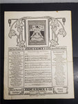 Antique 1916 WW1 Sheet Music Down Honolulu Way Song Ballad Collectible Unique