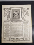 Antique 1916 WW1 Sheet Music Down Honolulu Way Song Ballad Collectible Unique