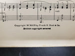 Antique WW1 1914 Sheet Music One Wonderful Night Ballad Collectible Music Rare