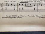 Antique 1917 WW1 Sheet Music Till The Clouds Roll By Oh Boy! Collectible Music