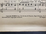 Antique 1917 WW1 Sheet Music Till The Clouds Roll By Oh Boy! Collectible Music