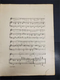 Antique 1917 WW1 Sheet Music Till The Clouds Roll By Oh Boy! Collectible Music