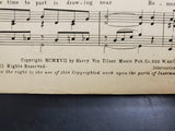 Antique 1917 WW1 Sheet Music Harry Von Tilzer Ballad Just As Your Mother Was