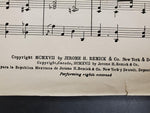 Antique 1917 WW1 Sheet Music On The Road To Home Sweet Home War Time Songs Rare