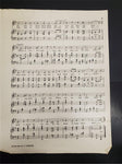 Antique 1917 WW1 Sheet Music On The Road To Home Sweet Home War Time Songs Rare