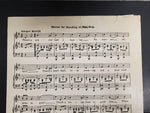 Antique 1917 WW1 Sheet Music On The Road To Home Sweet Home War Time Songs Rare