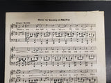 Antique 1917 WW1 Sheet Music On The Road To Home Sweet Home War Time Songs Rare