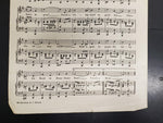 Antique 1917 WW1 Sheet Music On The Road To Home Sweet Home War Time Songs Rare