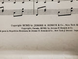 Antique 1910 Titanic Era Sheet Music Silver Bell Collectible Rich In History USA