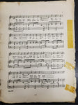 Antique 1910 Titanic Era Sheet Music Silver Bell Collectible Rich In History USA