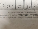 Antique 1880 Sheet Music Good Night Gentle Folks Very Old Collectible Rare Music