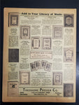 Vtg May 1932 The Etude Music Magazine Ornate Cover Collectible Complete Magazine
