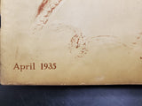 VTG Apr 1935 The Etude Music Magazine Marcella Sembrich Sheet Music Complete VF