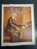 VTG Sept 1929 Etude Music Journal Magazine Sheet Music Great Belgian Master