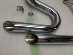 2 1/4" Chubs Drag Pipes Harley Dyna Superglide Wide Glide Street Fat Bob 2006^