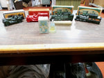 Vtg Glass Avon Auto Train toy Collectibles Lot Steam Engine Bell Race Car Packar