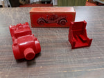 Vtg Glass Avon Auto Train toy Collectibles Lot Steam Engine Bell Race Car Packar