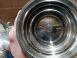 Vintage Swiss Aarau Pewter Tankard W Rams Head & Vintage German Pewter Pitcher