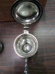 Vintage Swiss Aarau Pewter Tankard W Rams Head & Vintage German Pewter Pitcher
